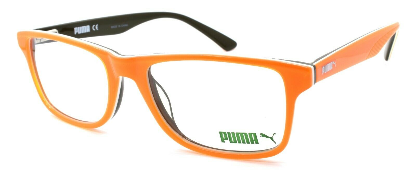1-PUMA PU0108O 005 Men's Eyeglasses Frames 53-18-140 Orange-889652063027-IKSpecs