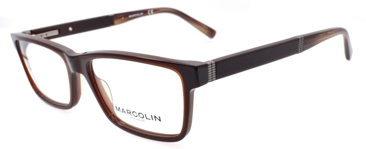 Marcolin MA3032 048 Men's Eyeglasses Frames 55-16-150 Dark Brown