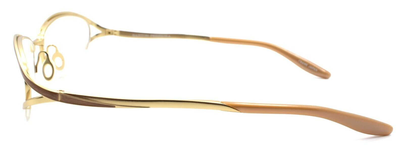 3-Barton Perreira Eliza Women's Glasses Frames Half-rim 53-17-125 Caramel / Gold-672263038191-IKSpecs