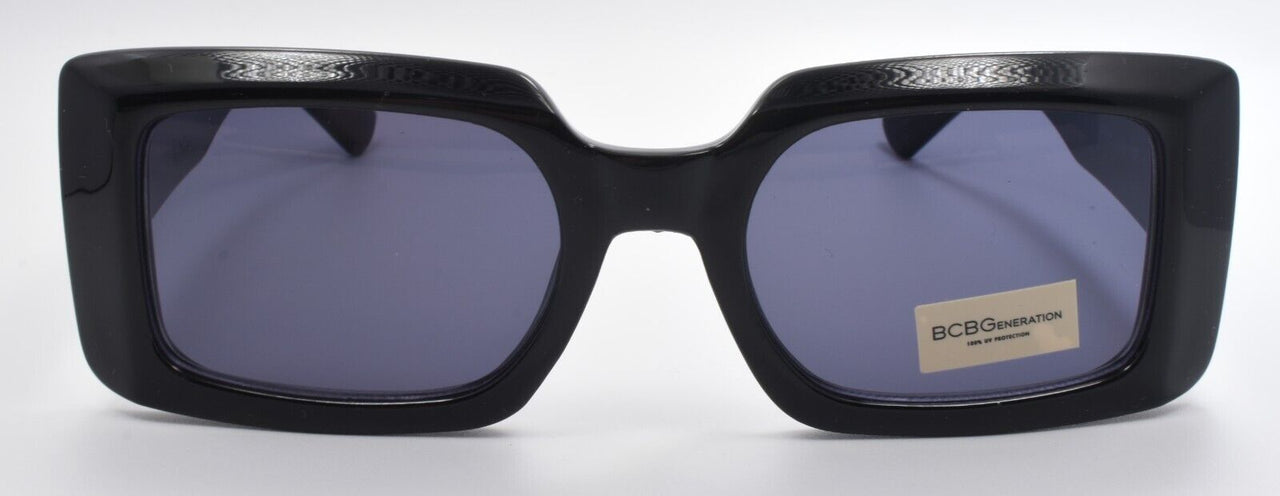 2-BCBGeneration by Max Azria BG1048 Women's Sunglasses Rectangle Black / Gray-800414568581-IKSpecs