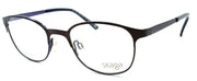 1-Skaga 3748 Timo 5201 Men's Eyeglasses Frames TITANIUM 50-20-140 Brown-IKSpecs
