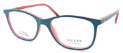1-GUESS GU3004 088 Eye Candy Women's Eyeglasses Frames 51-17-135 Matte Turquoise-664689841196-IKSpecs