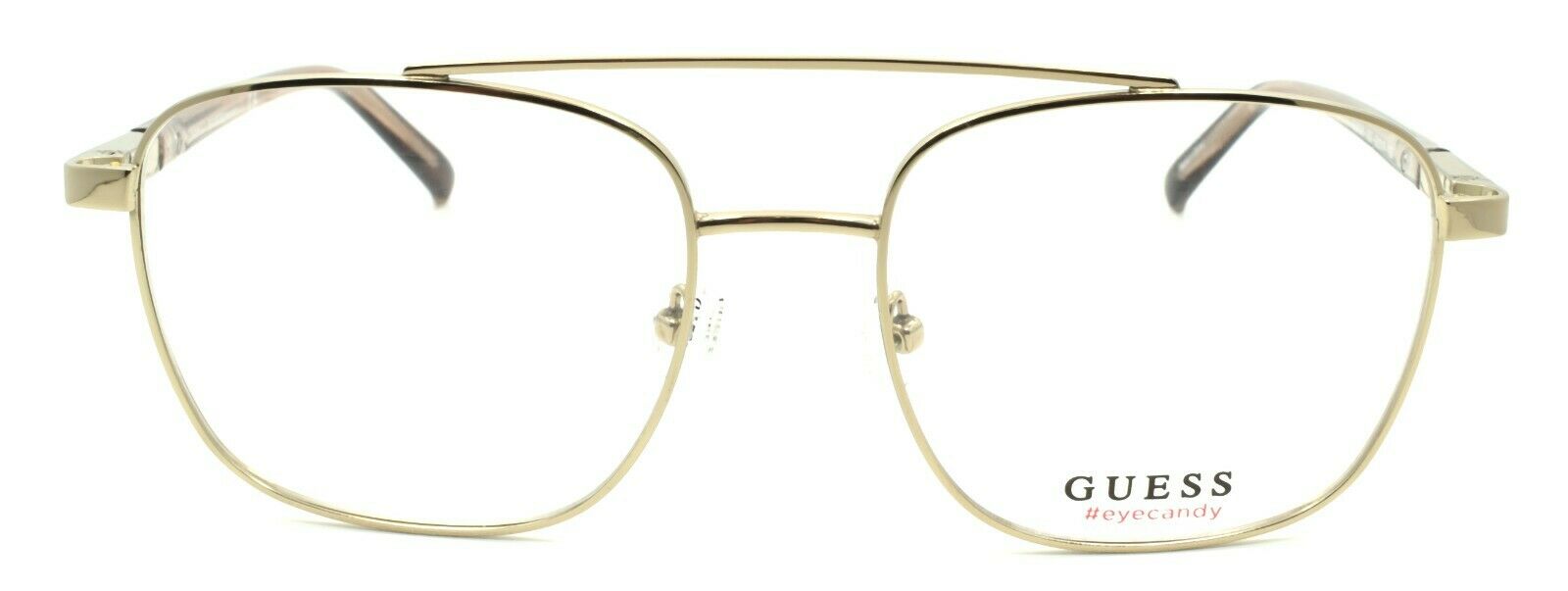 2-GUESS GU3038 032 Eye Candy Eyeglasses Frames Aviator 52-17-135 Pale Gold-889214013125-IKSpecs
