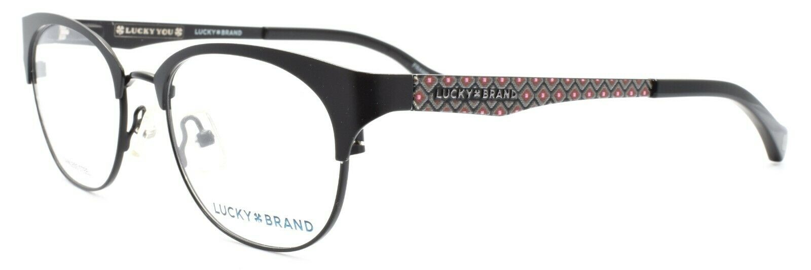 1-LUCKY BRAND D103 Women's Eyeglasses Frames 50-18-135 Black + CASE-751286281705-IKSpecs
