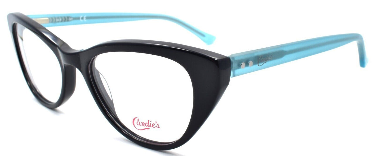 1-Candies CA0178 001 Women's Eyeglasses Frames Cat Eye 50-17-140 Black-889214071606-IKSpecs