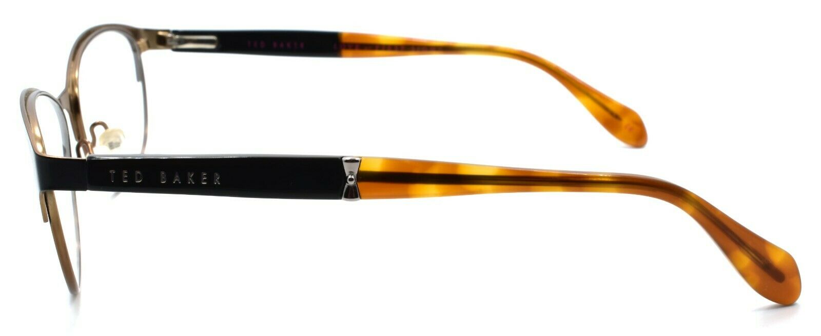 3-Ted Baker Denime 2210 001 Women's Eyeglasses Frames 52-15-135 Black / Brown-4894327056149-IKSpecs