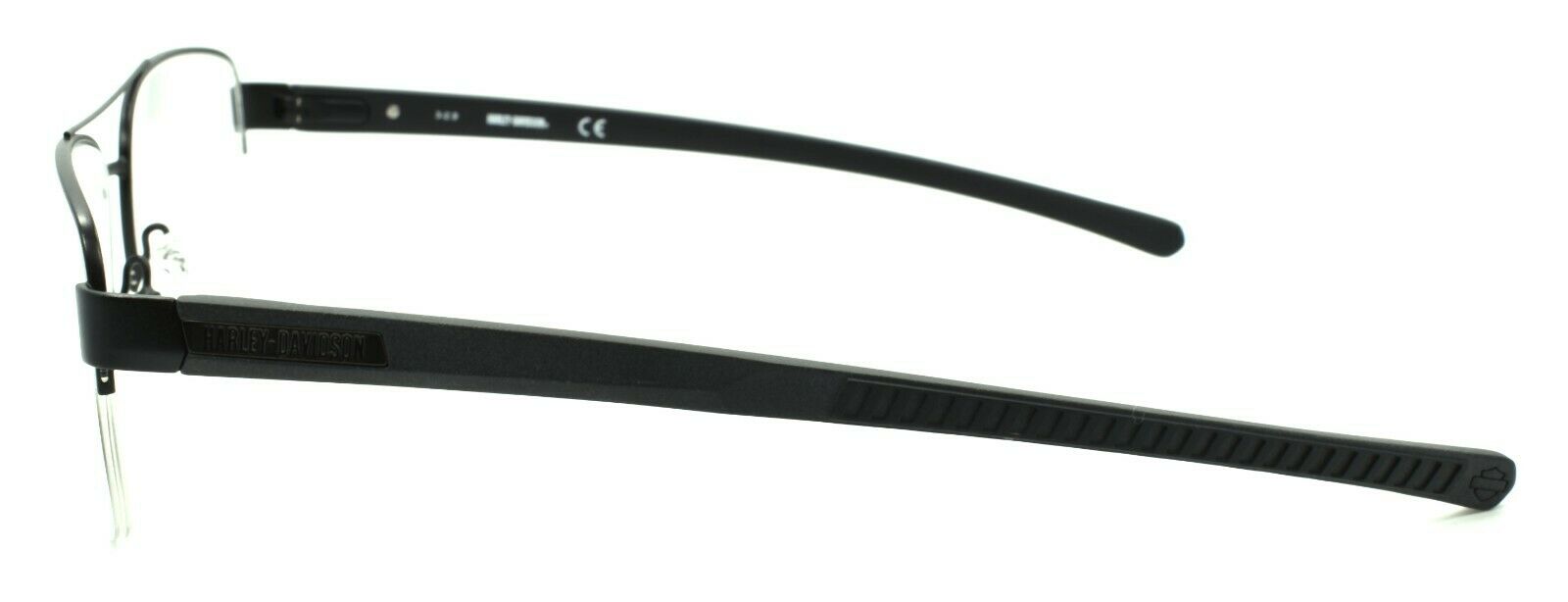 3-Harley Davidson HD0791 008 Men's Half-rim Eyeglasses LARGE 60-18-150 Gunmetal-889214047670-IKSpecs