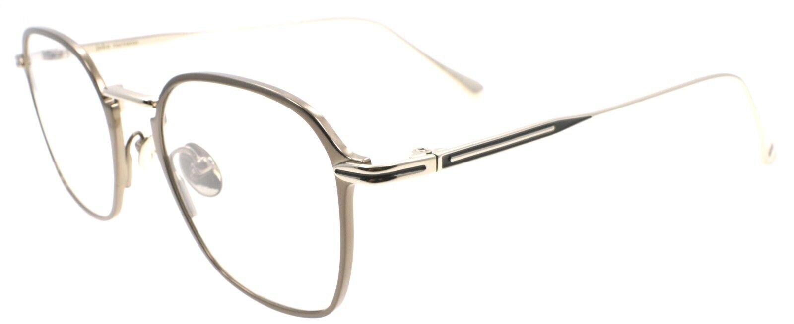 3-John Varvatos V180 Men's Eyeglasses Frames Titanium 49-20-140 Gunmetal Japan-751286334906-IKSpecs