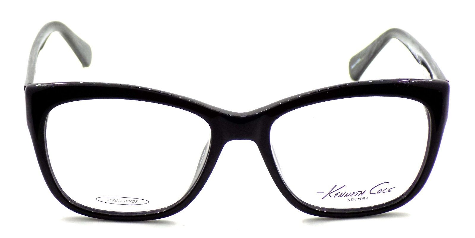 2-Kenneth Cole NY KC0224 001 Women's Eyeglasses Frames 53-17-140 Shiny Black +CASE-664689652761-IKSpecs