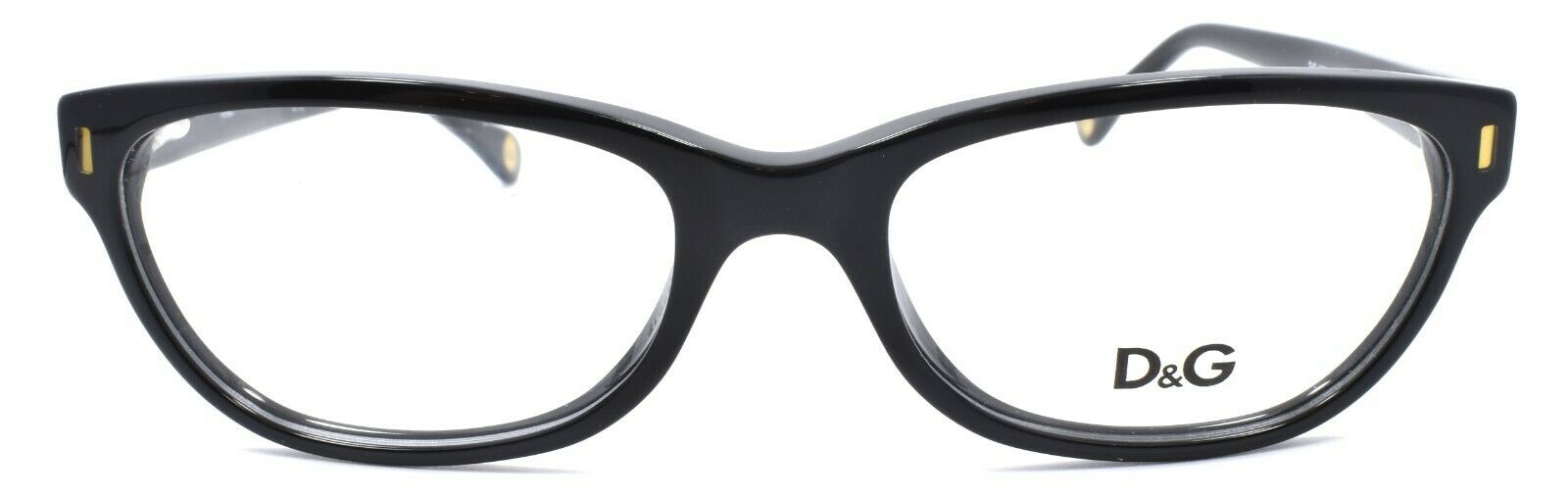 2-Dolce & Gabbana D&G 1205 501 Women's Eyeglasses Frames 52-17-135 Black-679420409399-IKSpecs