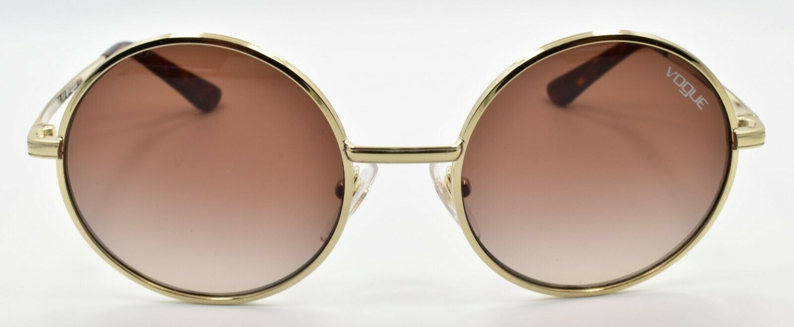 2-Vogue x Gigi Hadid VO4085S 848/13 Women's Sunglasses Light Gold / Brown Gradient-8053672863291-IKSpecs
