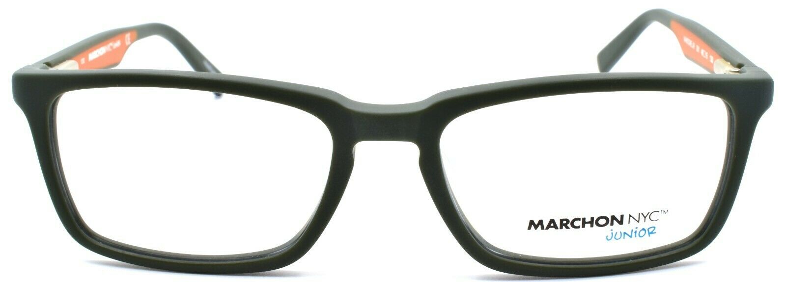 2-Marchon M-Moore Jr Kids Boys Eyeglasses Frames 48-15-130 Matte Olive-886895469869-IKSpecs