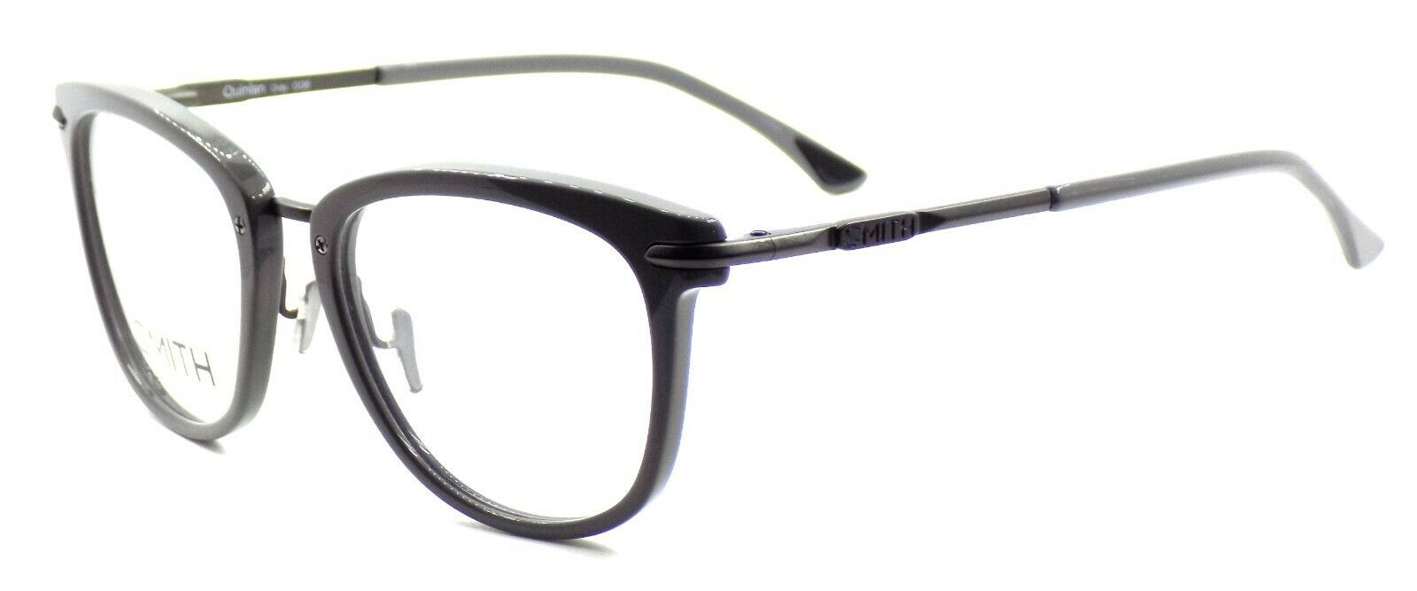 1-SMITH Optics Quinlan GQ6 Unisex Eyeglasses Frames 51-19-140 Wood Gray + CASE-715757454173-IKSpecs