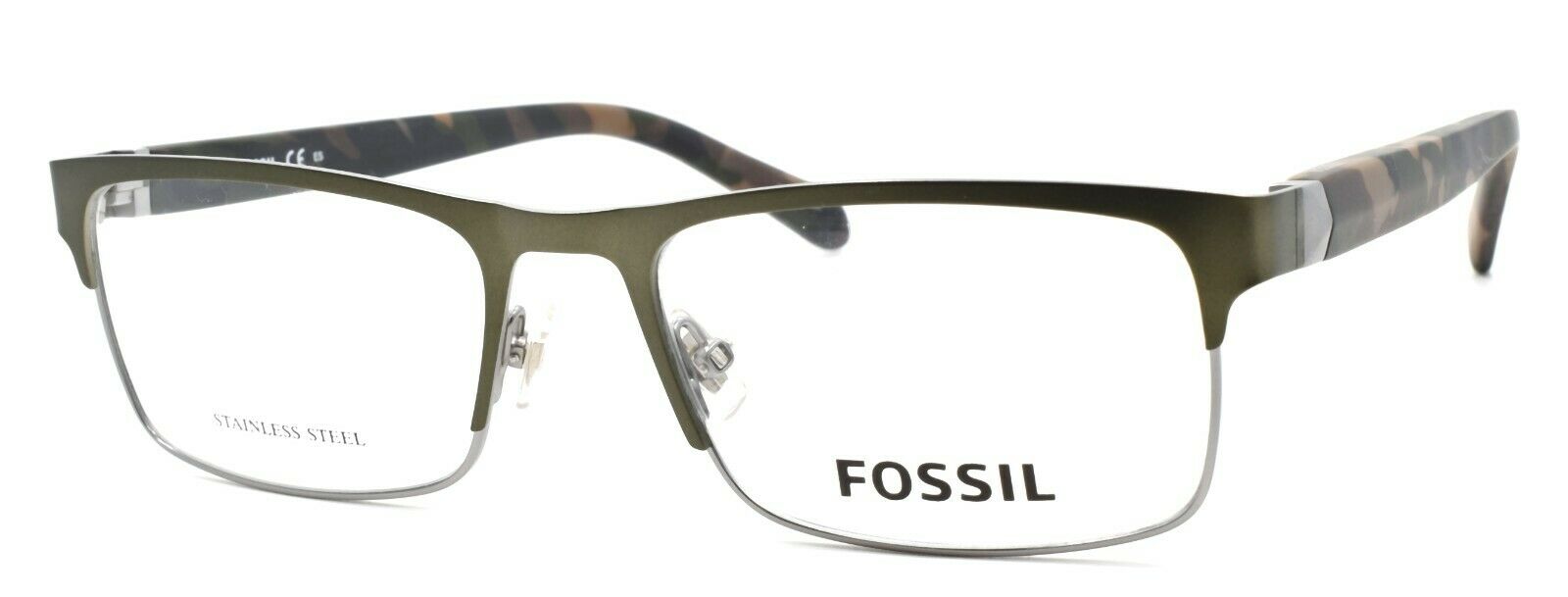 1-Fossil FOS 7036 4C3 Men's Eyeglasses Frames 55-18-145 Olive-716736081021-IKSpecs