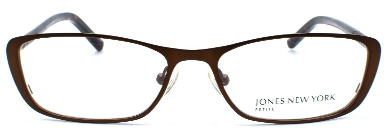 2-Jones New York JNY J140 Women's Eyeglasses Frames Petite 51-15-135 Brown-751286272161-IKSpecs