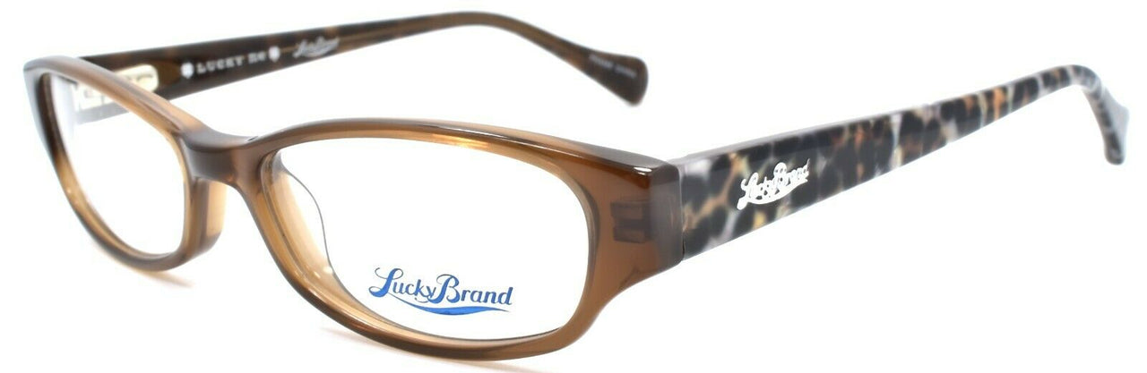 1-LUCKY BRAND Pretend Kids Girls Eyeglasses Frames 46-14-125 Brown-751286264029-IKSpecs