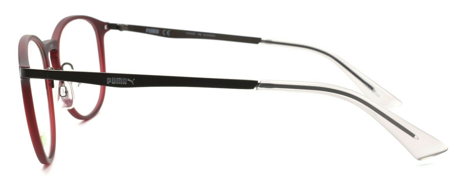3-PUMA PU0078OA 003 Unisex Eyeglasses Frames 52-19-145 Red / Ruthenium + CASE-889652029757-IKSpecs