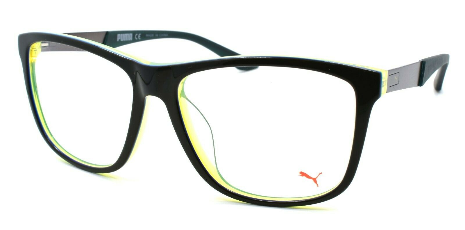 1-PUMA PU0075OA 003 Men's Eyeglasses Frames 56-16-145 Green-889652029467-IKSpecs