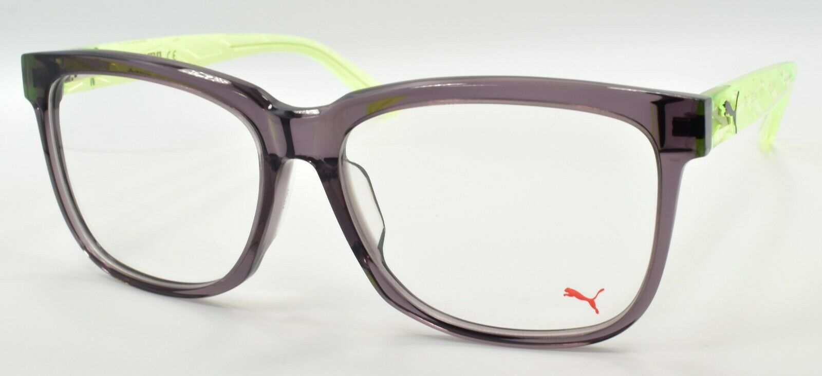 1-PUMA PU0051OA 003 Unisex Eyeglasses Frames 56-15-140 Gray / Yellow-889652015934-IKSpecs