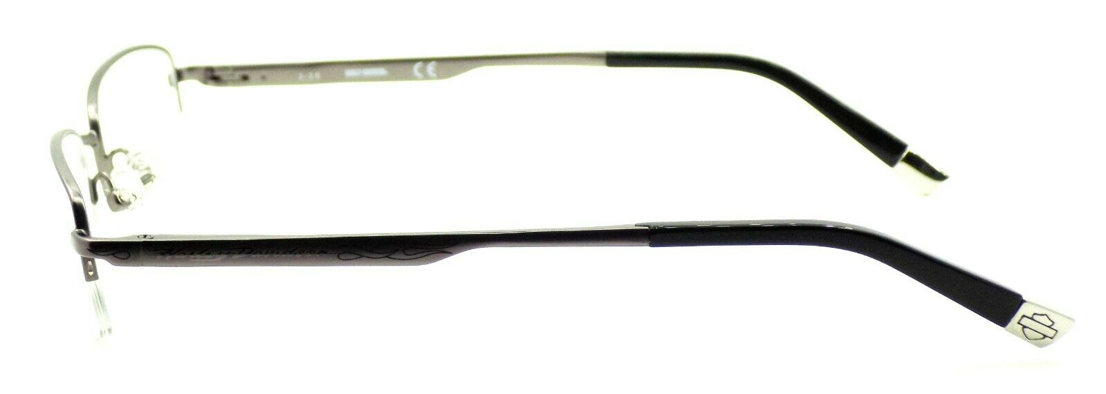 3-HD410 GUN Men's Half-rim Eyeglasses Frames 52-19-145 Gunmetal + CASE-715583433212-IKSpecs