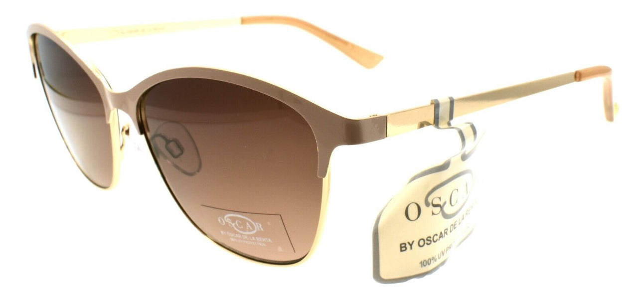 1-OSCAR By Oscar De La Renta OSS3108 770 Women's Sunglasses Blush & Gold / Brown-800414530533-IKSpecs