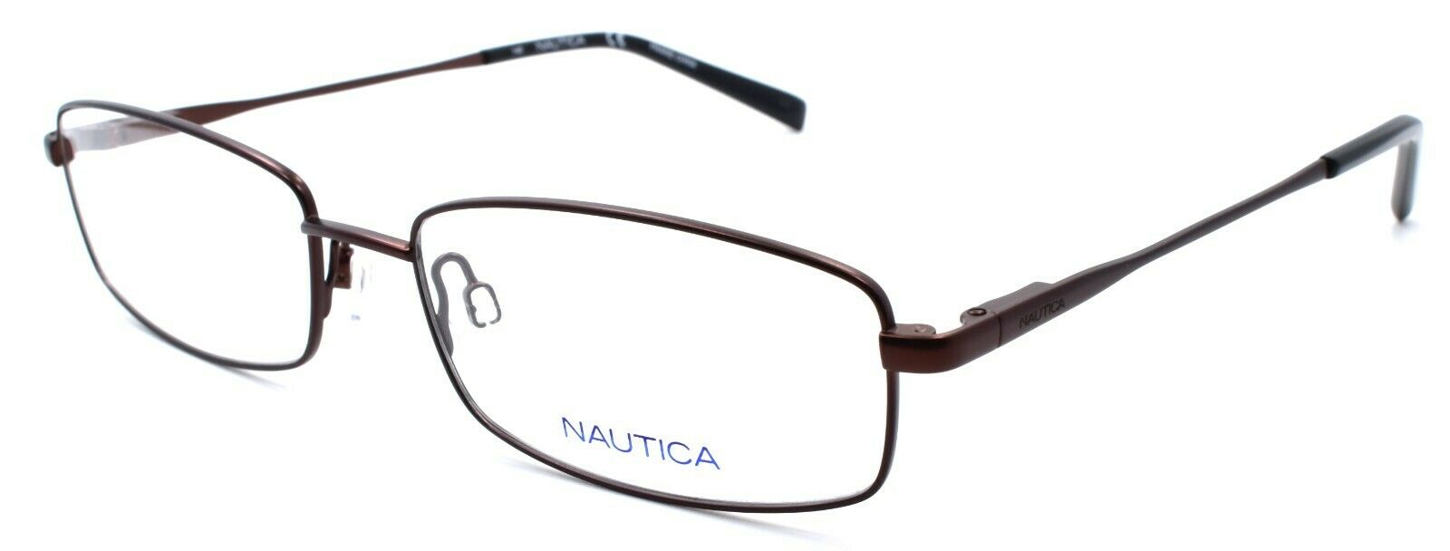 1-Nautica N7298 210 Men's Eyeglasses Frames 55-17-140 Satin Brown-688940462142-IKSpecs