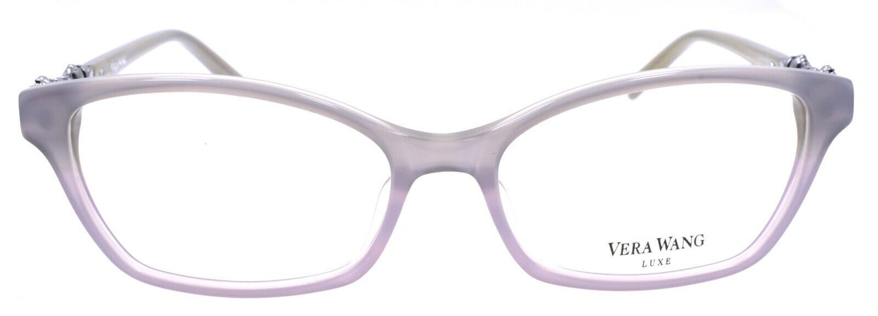 Vera Wang Alrisha GR Women's Eyeglasses Frames 53-16-140 Gray Pearl w/ Crystals