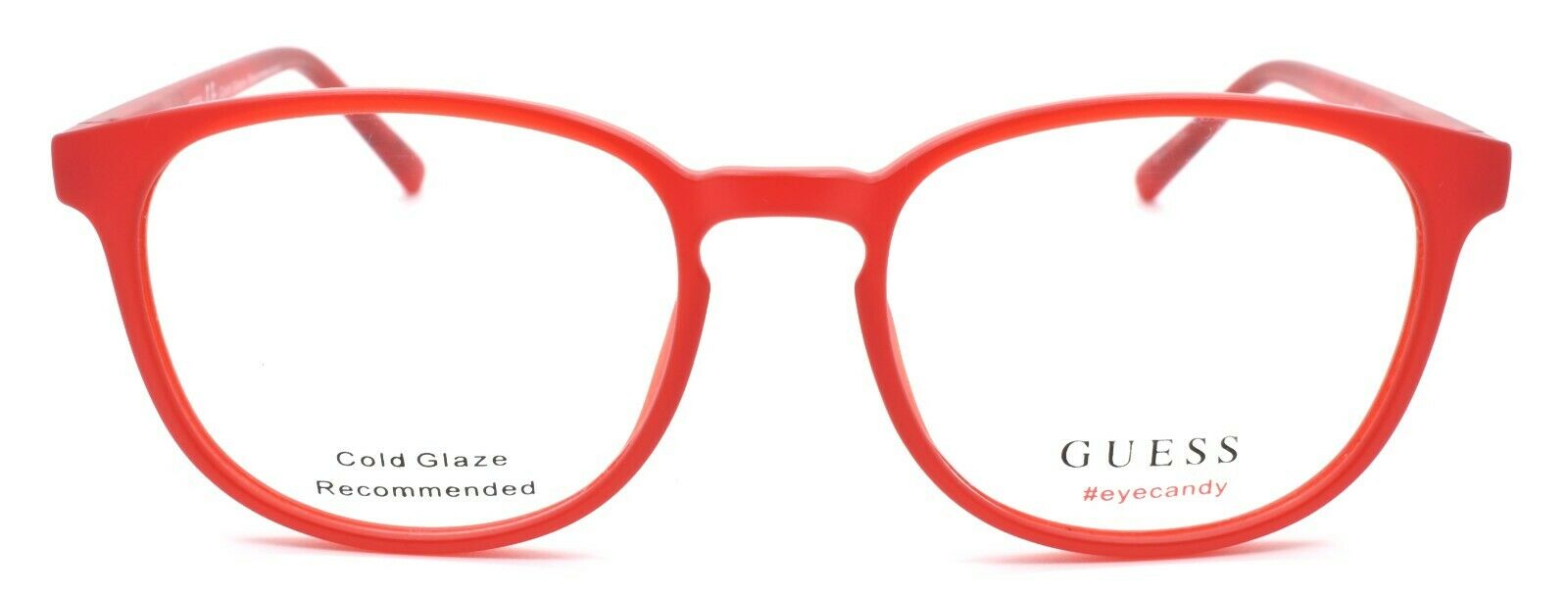 2-GUESS GU3009 067 Eye Candy Women's Eyeglasses Frames 49-17-135 Matte Red-664689841288-IKSpecs