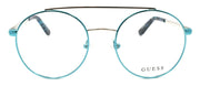 2-GUESS GU2714 084 Women's Eyeglasses Frames Aviator 50-18-135 Shiny Light Blue-889214025524-IKSpecs