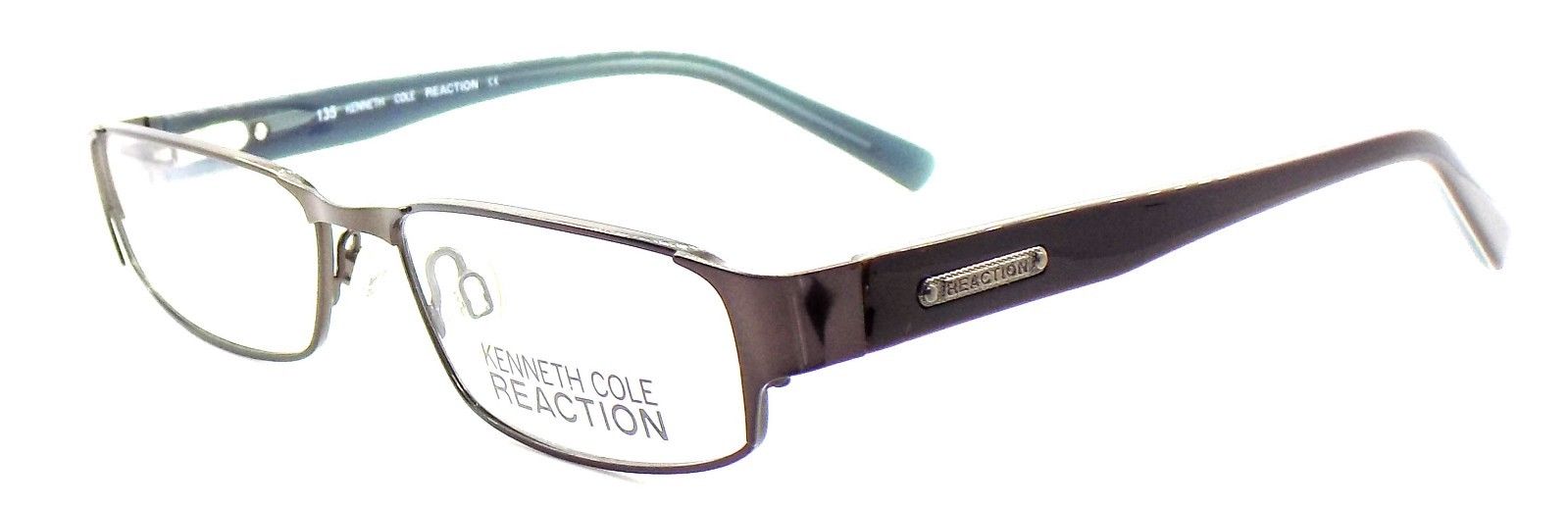 1-Kenneth Cole REACTION KC716 048 Women's Eyeglasses 51-15-135 Shiny Dark Brown-726773169125-IKSpecs