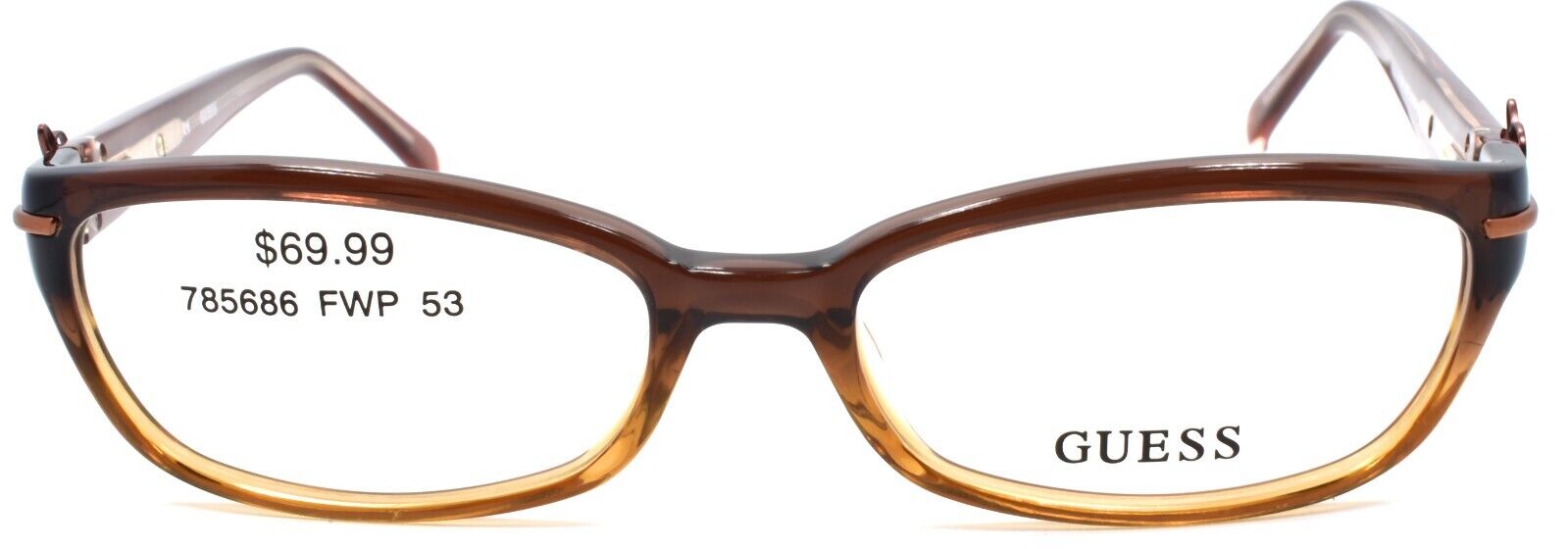 2-GUESS GU2304 BRN Women's Eyeglasses Frames 53-16-135 Brown-715583495852-IKSpecs