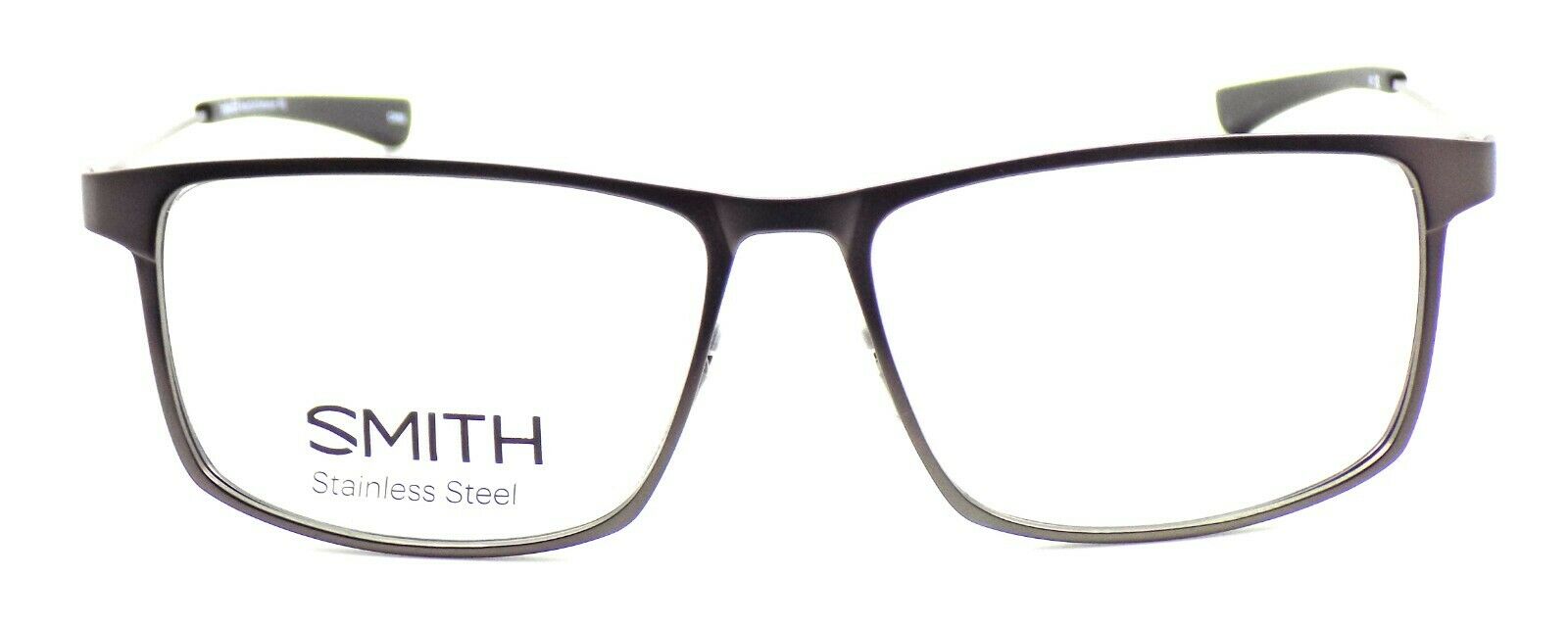 2-SMITH Optics Index56 FRE Men's Eyeglasses Frames 56-15-140 Matte Dark Ruthenium-762753296283-IKSpecs