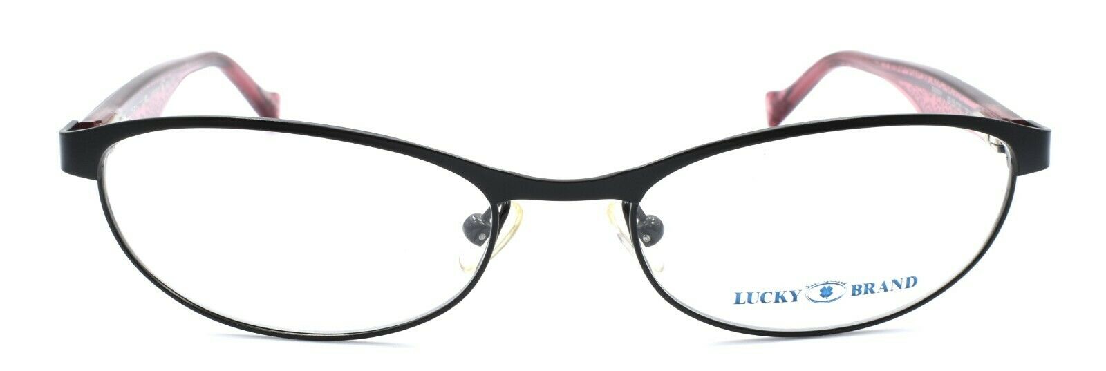 2-LUCKY BRAND Peppy Kids Girls Eyeglasses Frames 49-16-130 Black-751286248562-IKSpecs