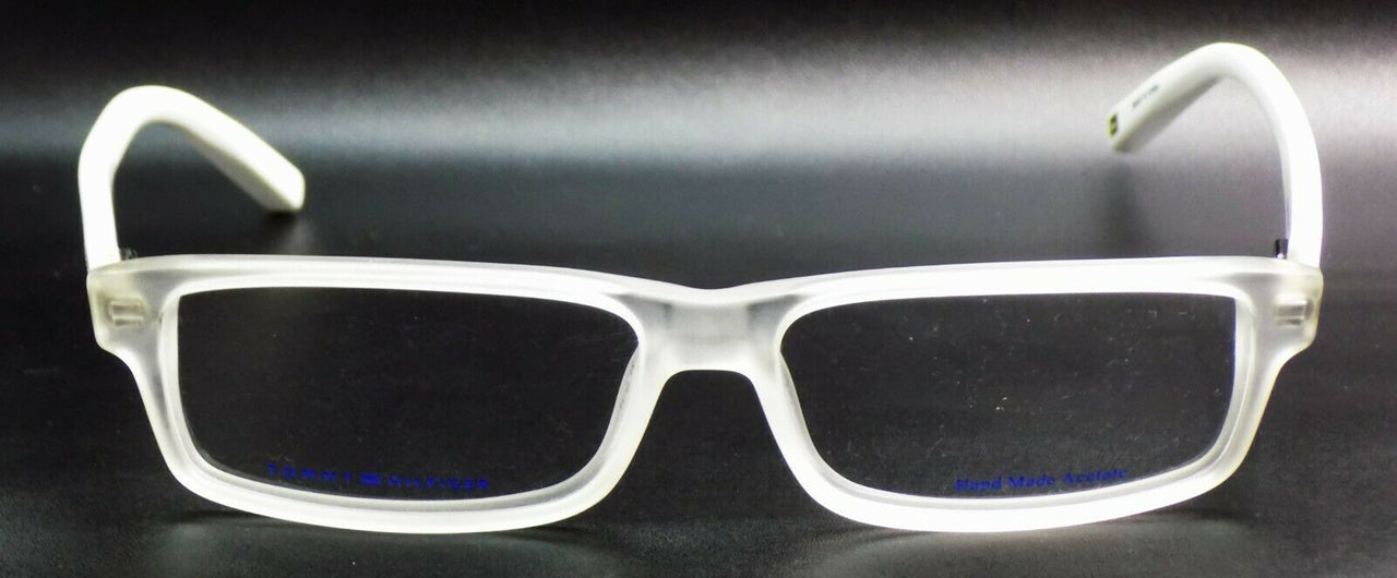 2-TOMMY HILFIGER TH 1061 HKN Women's Eyeglasses Frames 54-14-140 Crystal / White-827886994205-IKSpecs