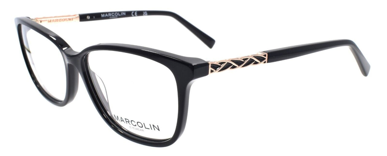 Marcolin MA5027 001 Women's Eyeglasses Frames 55-14-140 Black