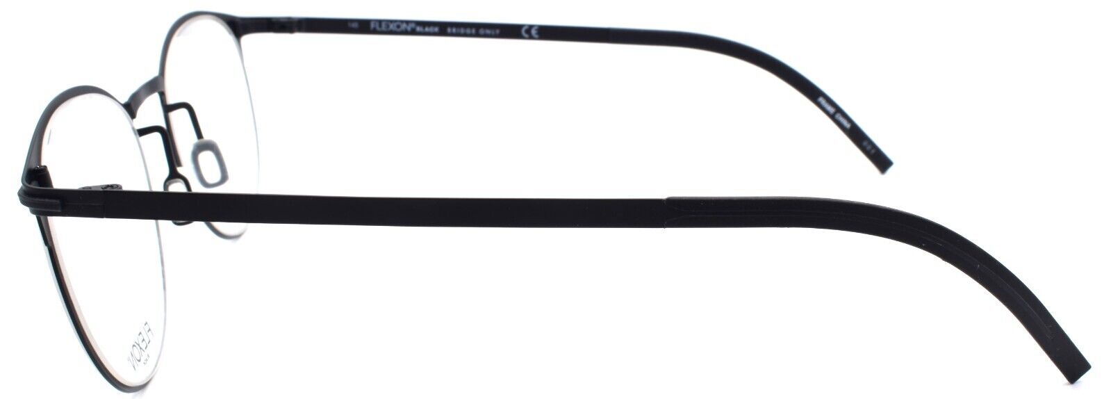 3-Flexon B2000 001 Men's Eyeglasses Black 50-20-145 Flexible Titanium-883900203210-IKSpecs