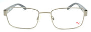 2-PUMA PU0025O 007 Men's Eyeglasses Frames 56-20-140 Silver / Gray-889652004020-IKSpecs