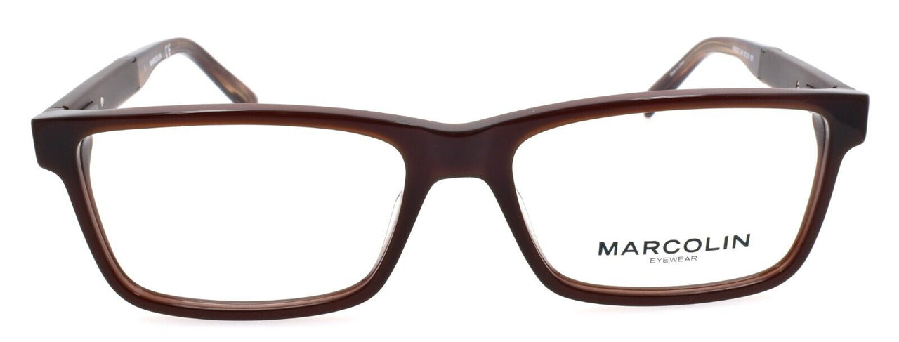 Marcolin MA3032 048 Men's Eyeglasses Frames 55-16-150 Dark Brown