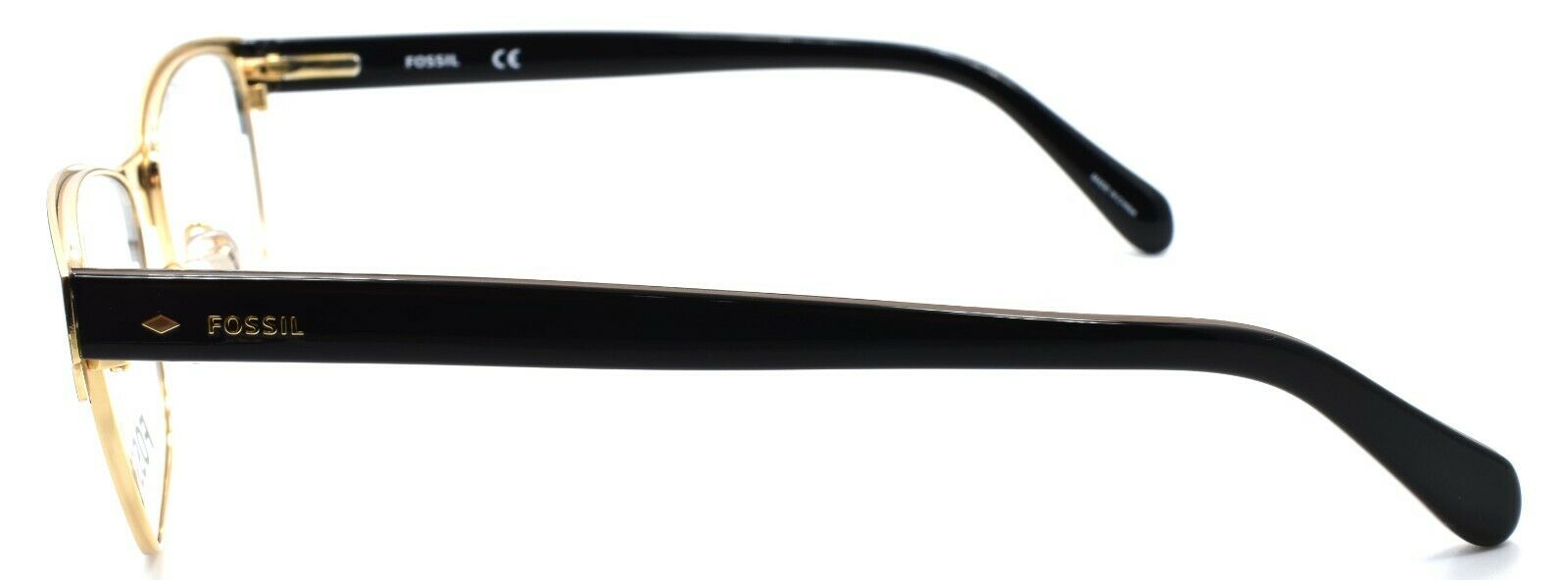 3-Fossil FOS 7007 807 Women's Eyeglasses Frames 52-16-140 Black / Gold-762753985163-IKSpecs