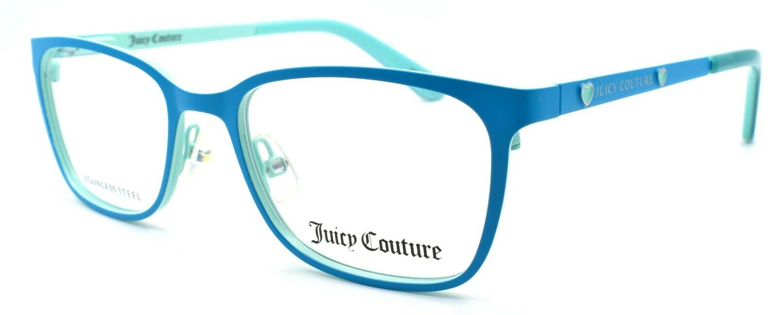 1-Juicy Couture JU930 RNB Girls Eyeglasses Frames 45-16-125 Blue / Green-762753960764-IKSpecs