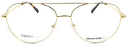 2-Marchon M8000 710 Eyeglasses Frames Aviator 55-15-145 Light Gold-886895404938-IKSpecs