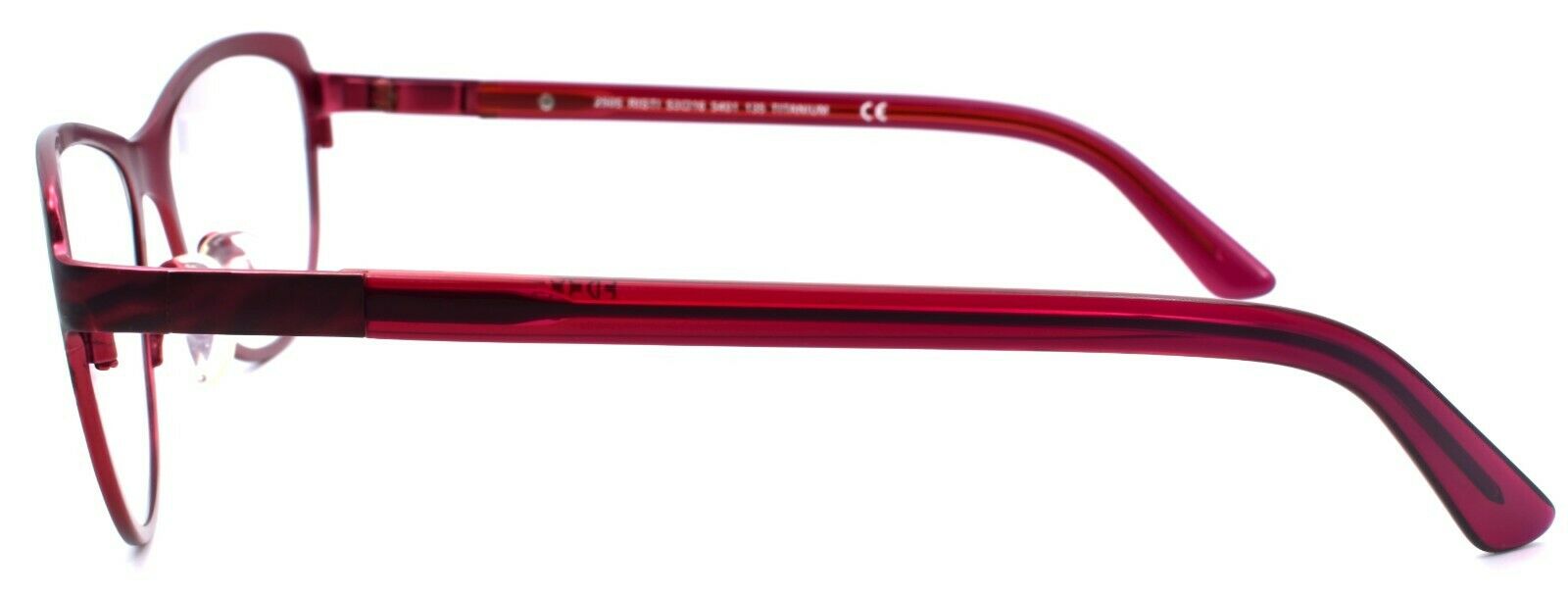 3-Skaga 2505 Risti 5401 Women's Eyeglasses TITANIUM 53-16-135 Dark Red-IKSpecs