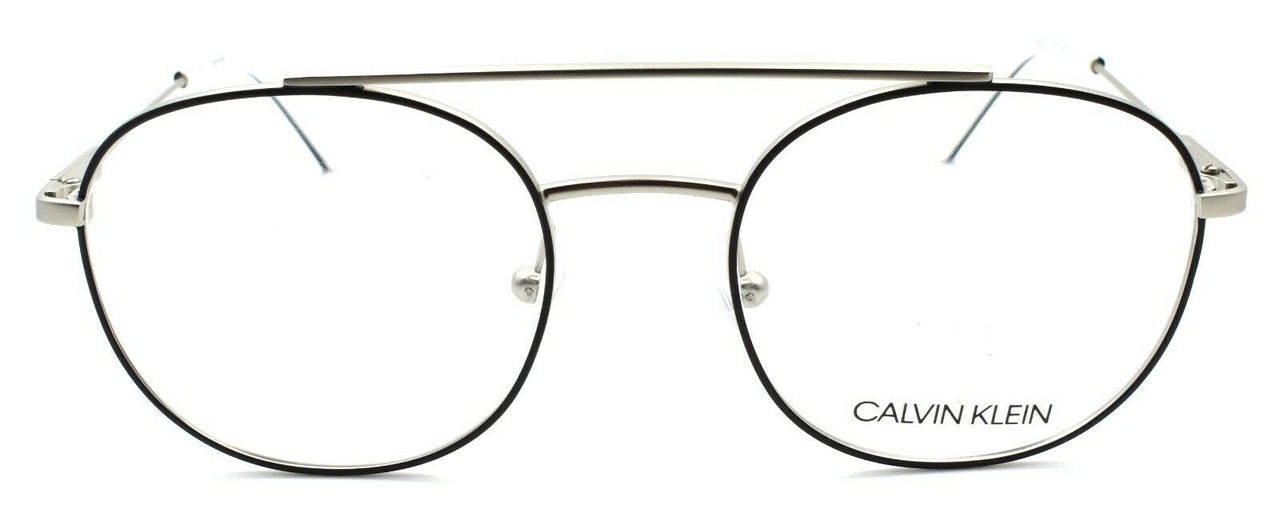 Calvin Klein C18123 001 Men's Eyeglasses Frames Aviator 50-19-140 Satin Black