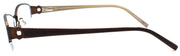 3-Jones New York JNY J128 Women's Eyeglasses Half-rim Petite 48-16-130 Brown-751286206456-IKSpecs