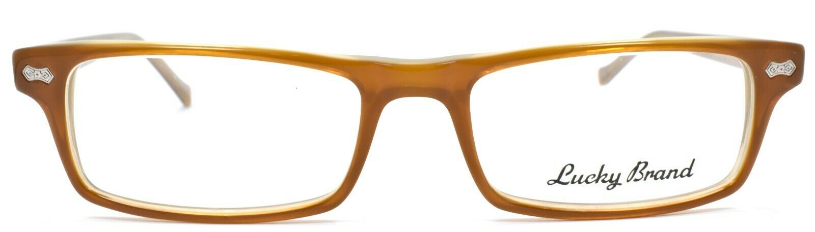 2-LUCKY BRAND Jacob Kids Boys Eyeglasses Frames 47-15-130 Caramel-751286140033-IKSpecs