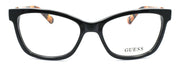 2-GUESS GU2492 001 Women's Eyeglasses Frames 52-16-135 Shiny Black / Multicolor-664689697427-IKSpecs