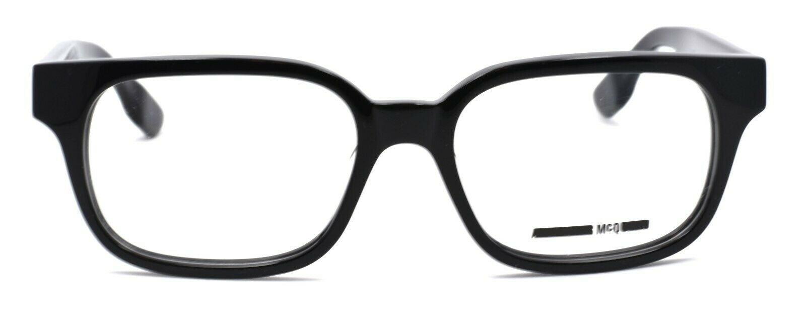 2-McQ Alexander McQueen MQ0031O 001 Unisex Eyeglasses Frames 51-17-145 Black-889652011394-IKSpecs
