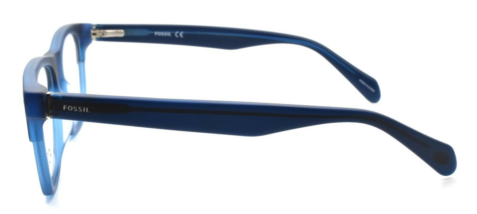 3-Fossil FOS 7031 RCT Men's Eyeglasses Frames 52-18-140 Matte Blue + CASE-716736064734-IKSpecs