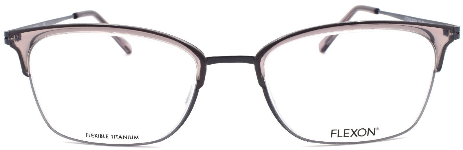 2-Flexon W3024 003 Women's Eyeglasses Frames Gray 53-19-140 Flexible Titanium-883900205658-IKSpecs