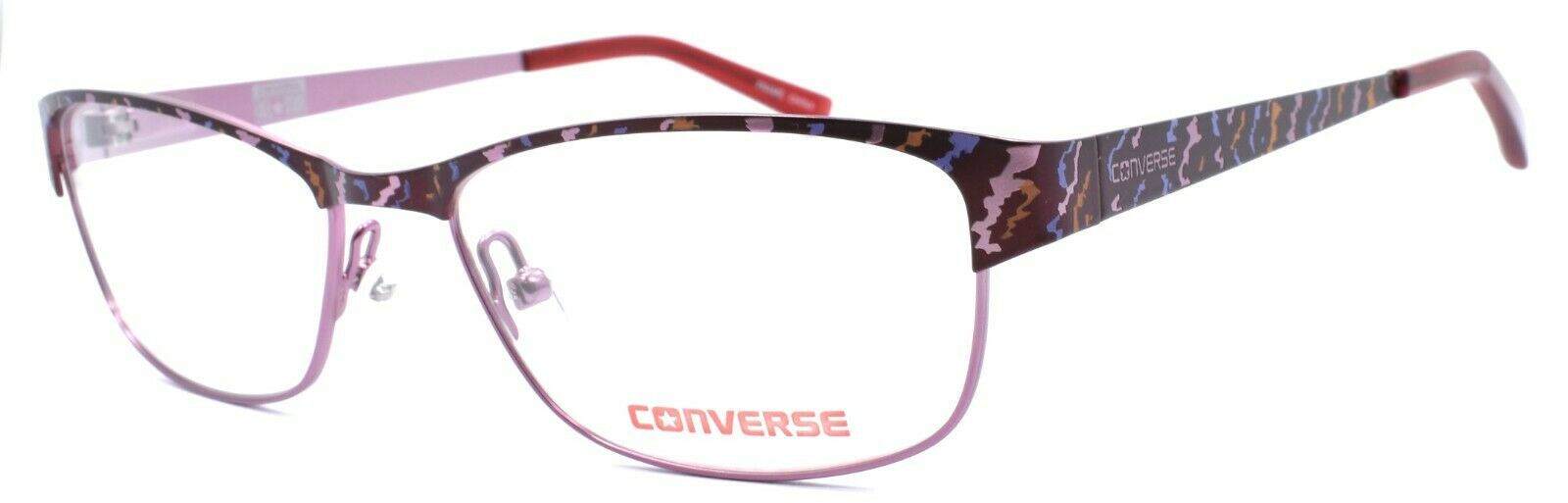 1-CONVERSE K014 Kids Girls Eyeglasses Frames 50-16-135 Burgundy + CASE-751286265781-IKSpecs